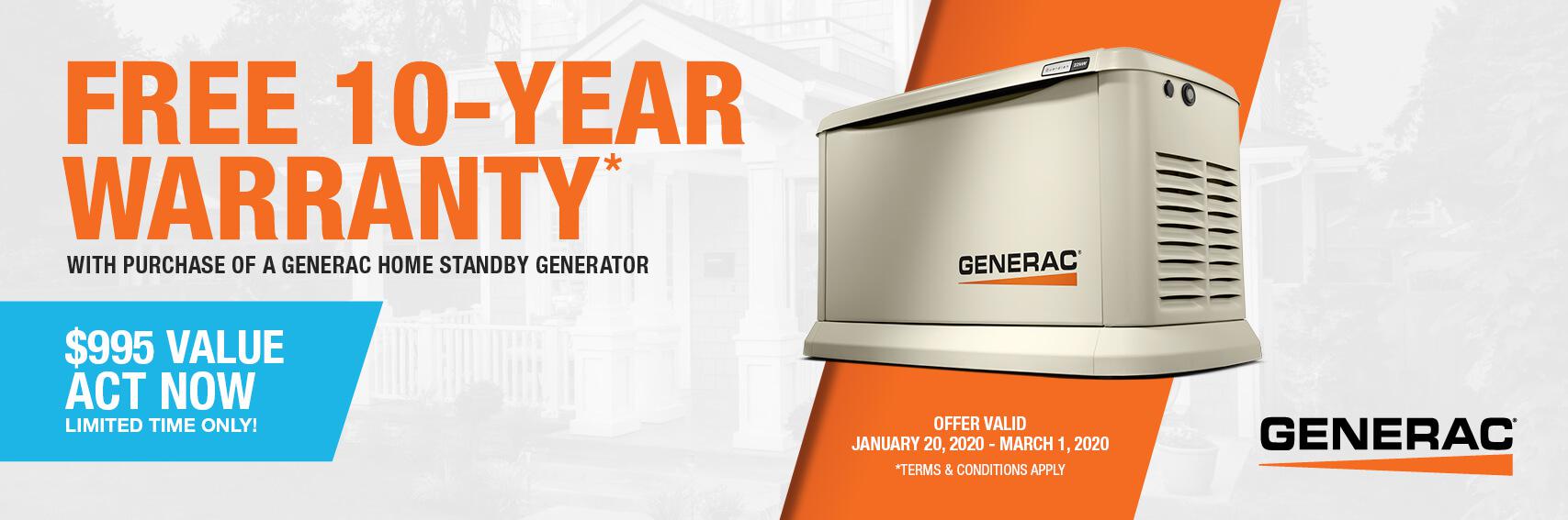 Homestandby Generator Deal | Warranty Offer | Generac Dealer | ALBION, PA